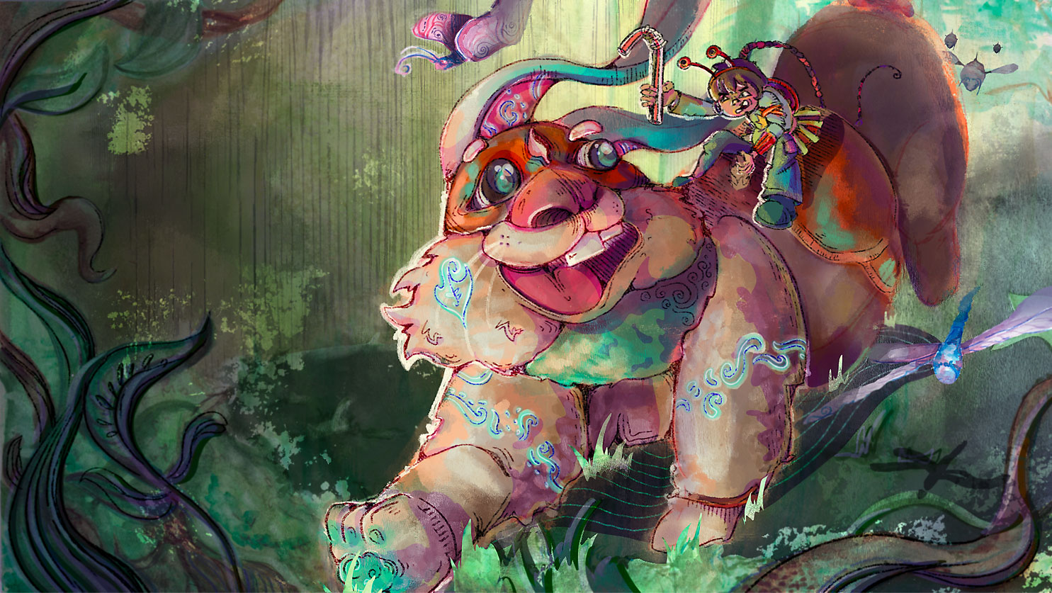 Chars happy rabbit