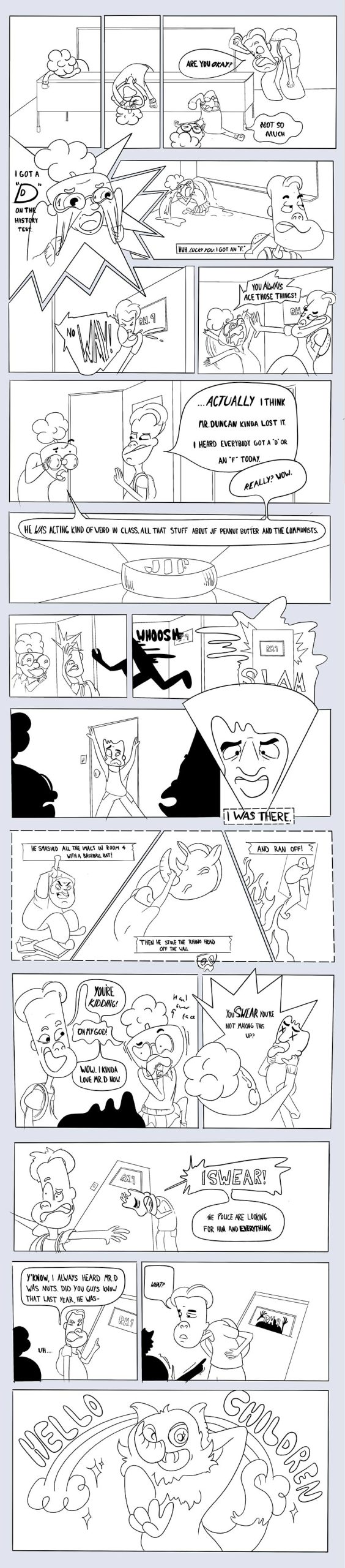 Comic mr d