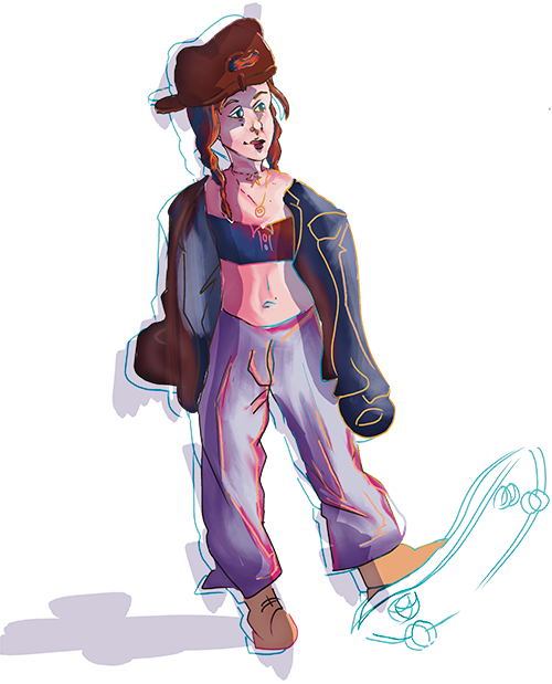 paige-with-skateboard Paige with skateboard